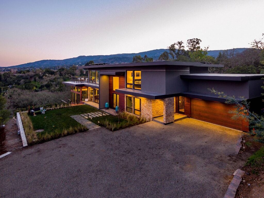 Alta Modern Home in Los Altos Hills, CA by M. Designs Architects
