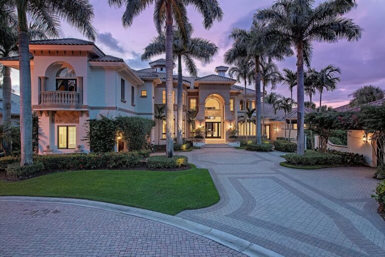 Exceptional Plumbago Lakefront Estate in Naples for Sale at $6.9 Million