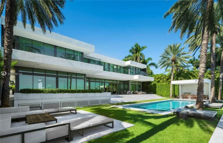 Exquisitely Designed Hibiscus Masterpiece in Miami Beach for Sale at $25.9 Million