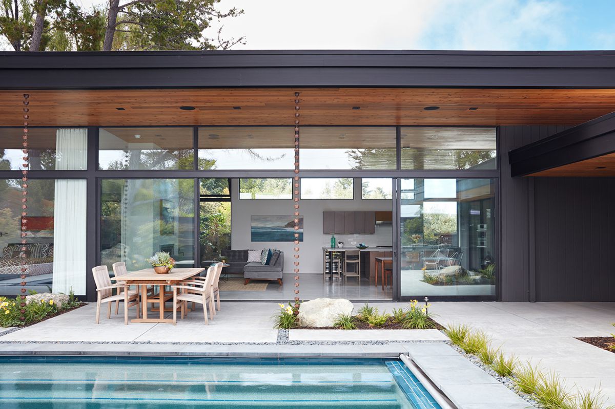 Glass Wall House In Silicon Valley, California By Klopf Architecture