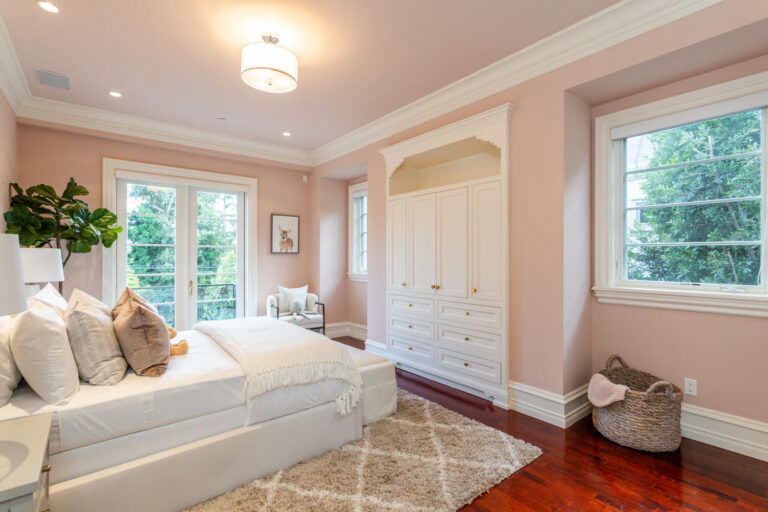 12 Different ways to incorporate pink into the bedroom in various shades