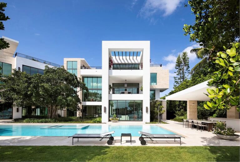 $34 Million Brand New Venetian Waterfront Home in Miami Beach, Florida