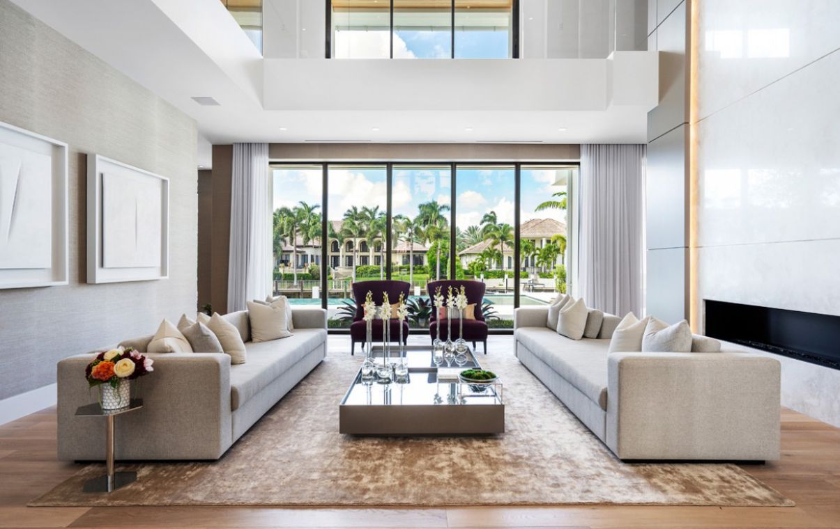 Alexander Palm Modern Home in Boca Raton by Stofft Cooney Architects