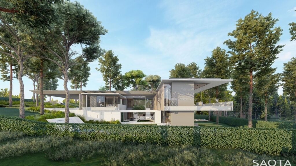 Aroeira Modern Villa Concept in Setubal, Portugal by SAOTA