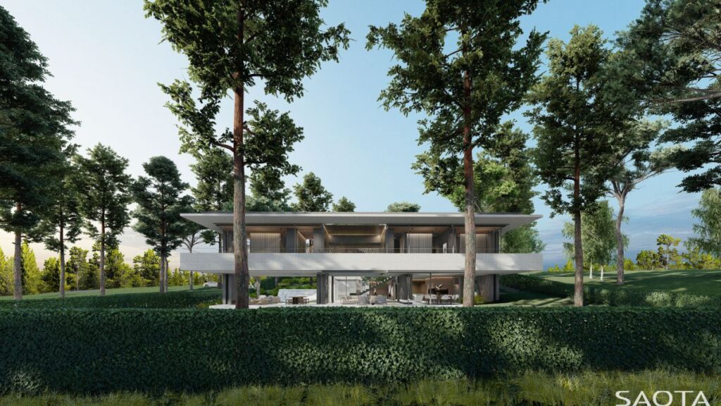 Aroeira Modern Villa Concept in Setubal, Portugal by SAOTA