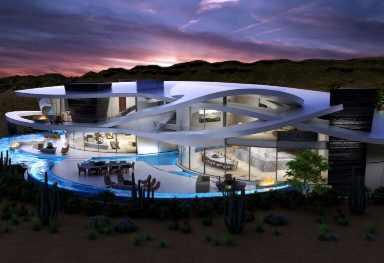 Desert Modern Home Concept in Nevada by Guy Dreier Designs