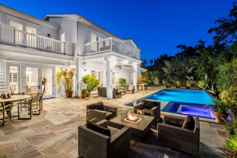 $5 Million Encino Traditional Masterpiece with Extremely Open Floor Plan