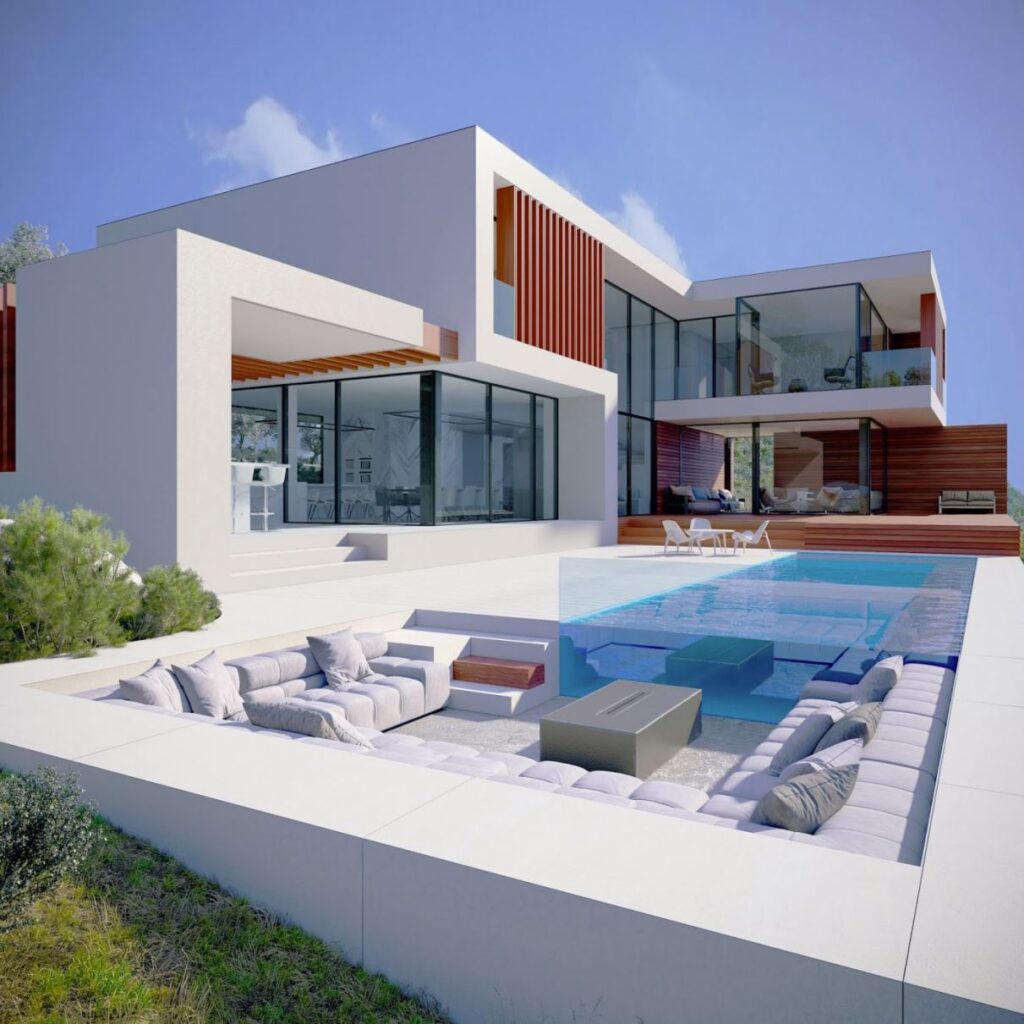 Hillside Modern House Concept, Cyprus by Alexander Zhidkov Architect