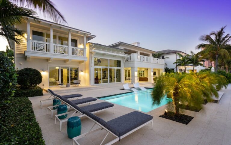 $9.6 Million Impeccable Royal Palm Residence in Boca Raton, Florida