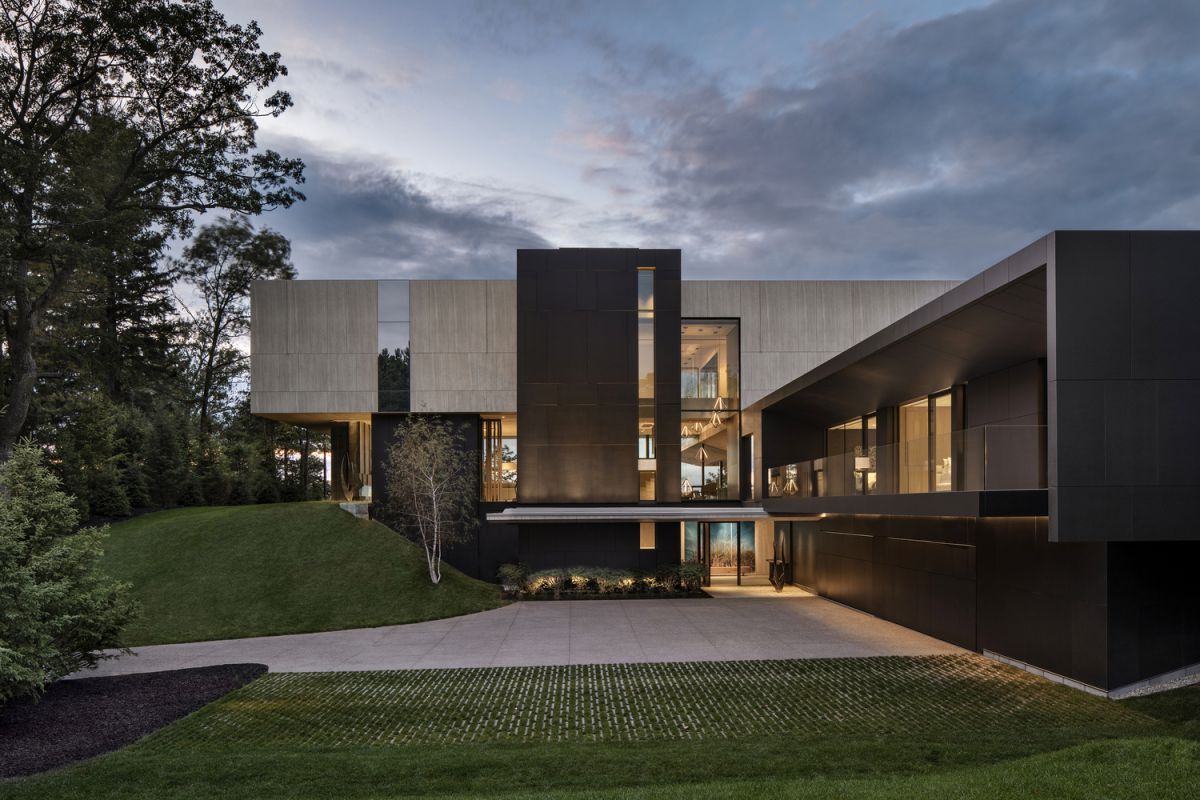 Lake Huron Modern Home In Ontario Canada By SAOTA LUXURY HOUSES