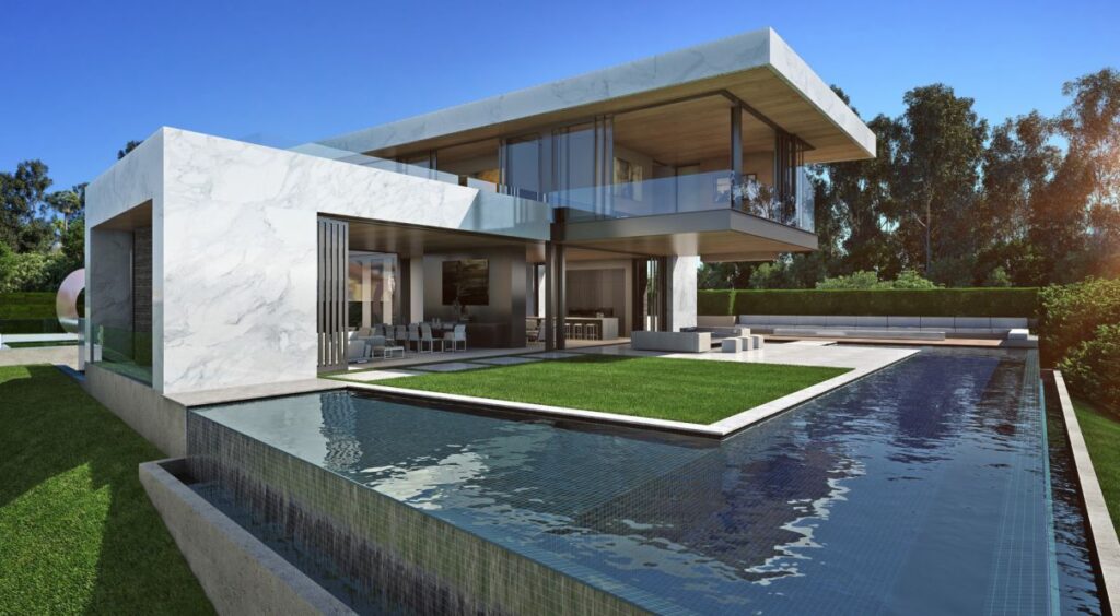 Laurel Way Residence Concept, Beverly Hills, LA by Mcclean Design