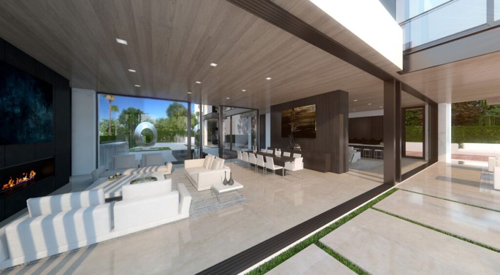 Laurel Way Residence Concept, Beverly Hills, LA by Mcclean Design