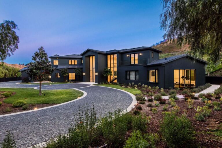 $12.85 Million Magnificent Jim Bridger Traditional Home in Hidden Hills