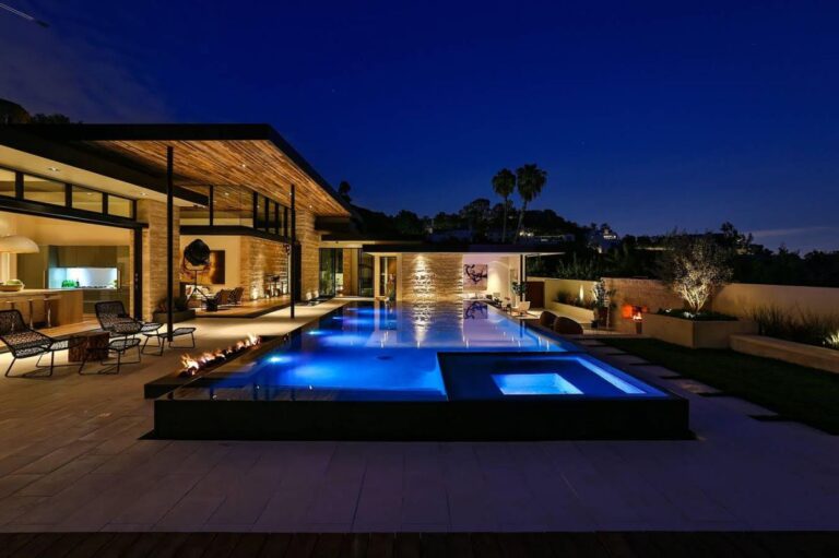 $13.5 Million Marcheeta Resort-style Compound in Doheny Estates, LA