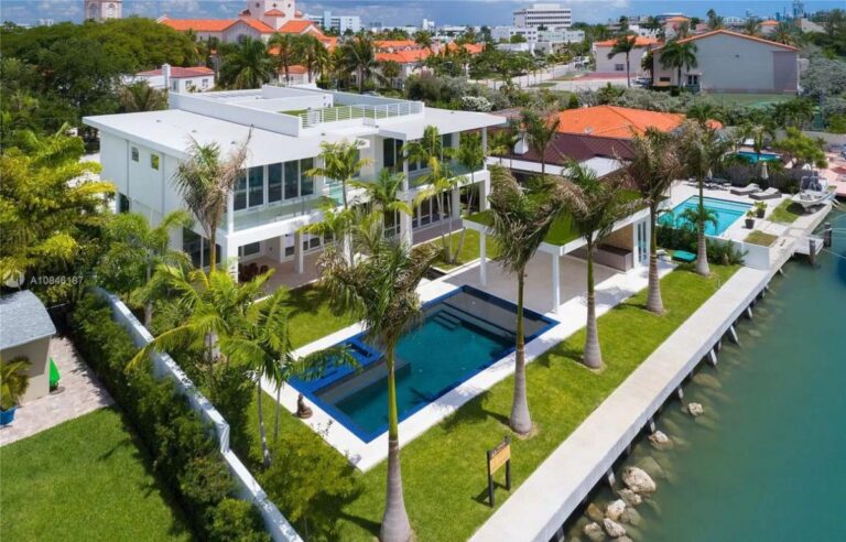 Modern Waterfront Smart Home in Miami Beach on Market for $7.8 Million