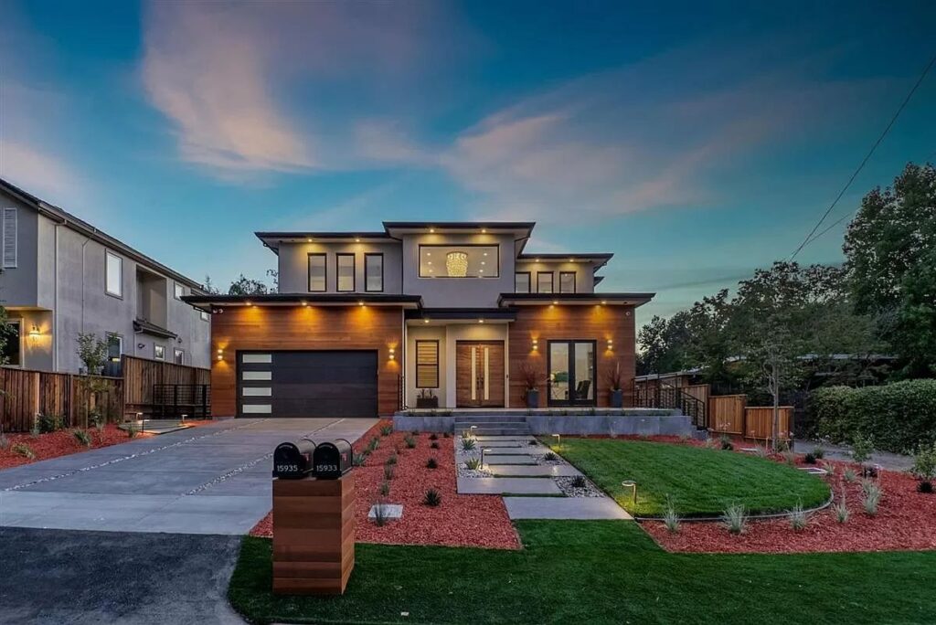 5.7 Million Newly Built Modern Contemporary Home in Los Gatos