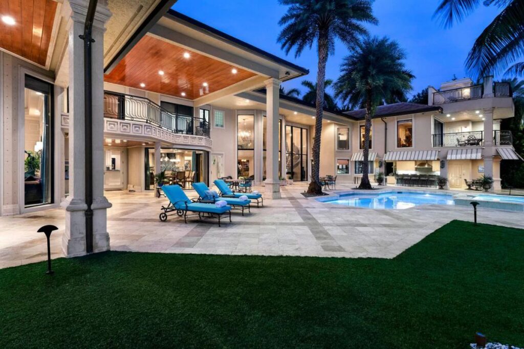 Resort-style Transitional Boca Raton Estate