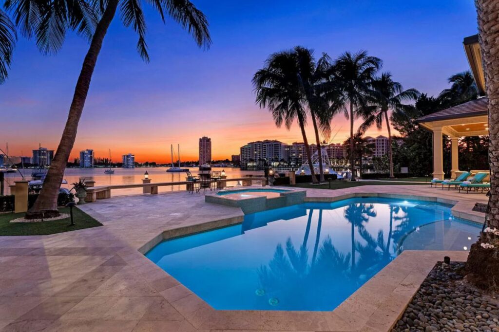 Resort-style Transitional Boca Raton Estate
