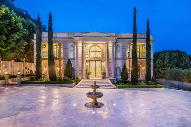 Stone Canyon Classic Mansion in Los Angeles for Sale at $21 Million