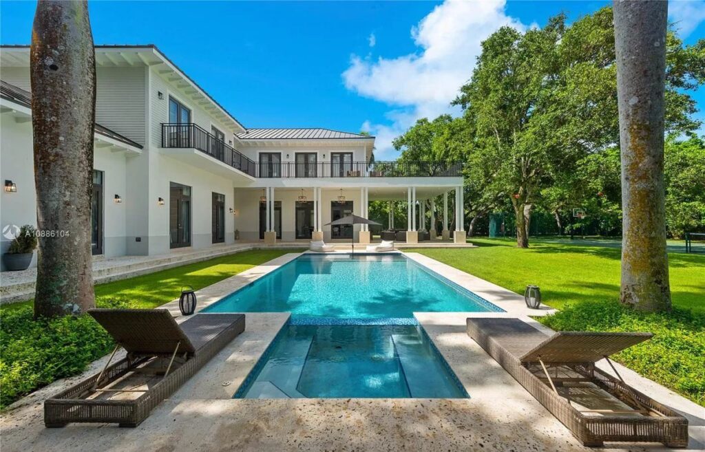 Stunning Hamptons Style Residence in Miami for Sale