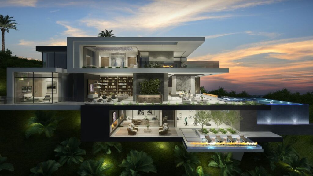 Sunset Plaza Residence Concept, Los Angeles by CLR Design Group