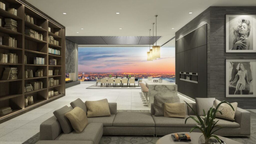 Sunset Plaza Residence Concept, Los Angeles by CLR Design Group