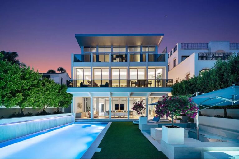 $19.3 Million Timeless Modern Miami Beach Masterpiece returns Market
