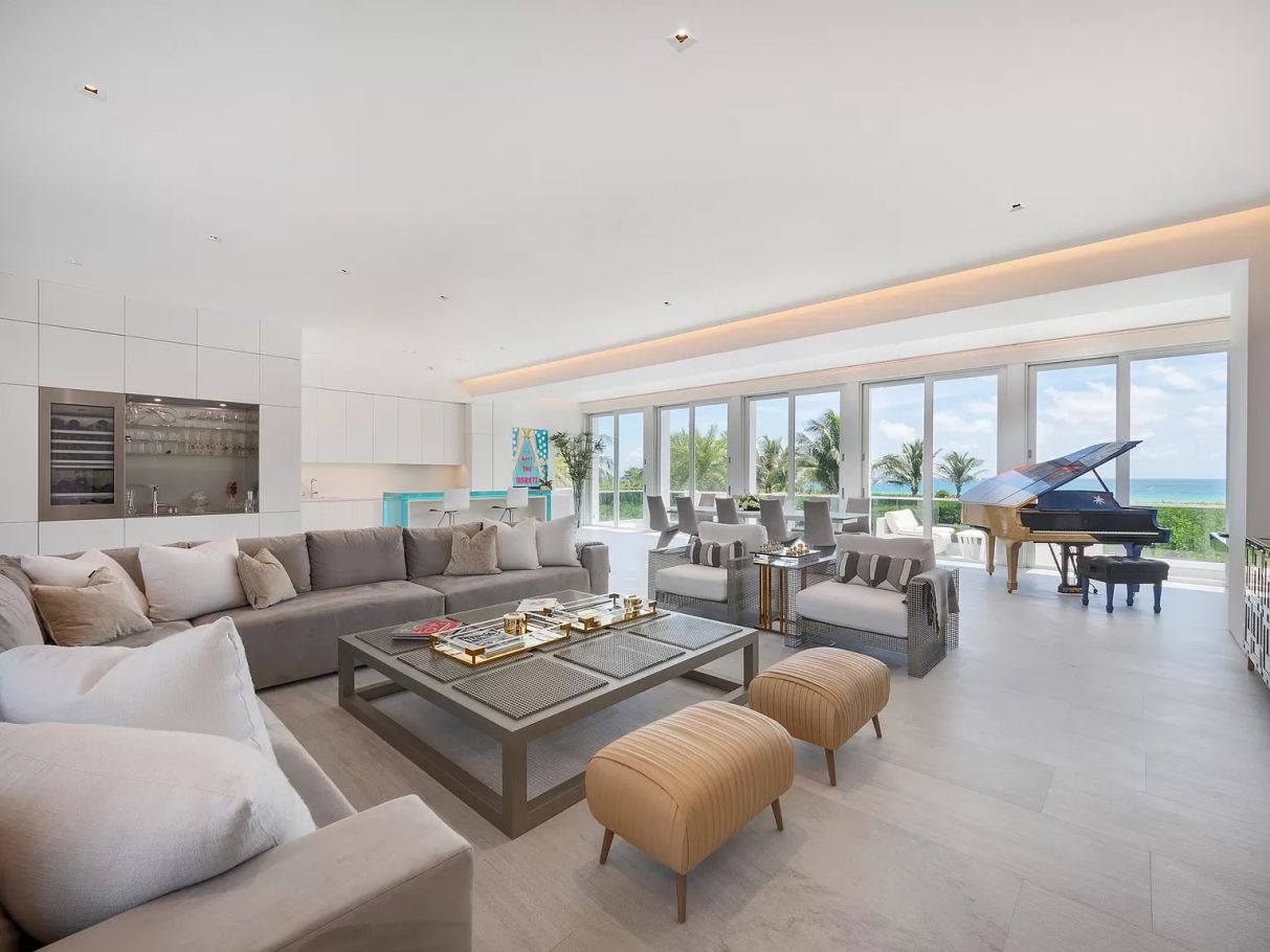 $19.3 Million Timeless Modern Miami Beach Masterpiece returns Market