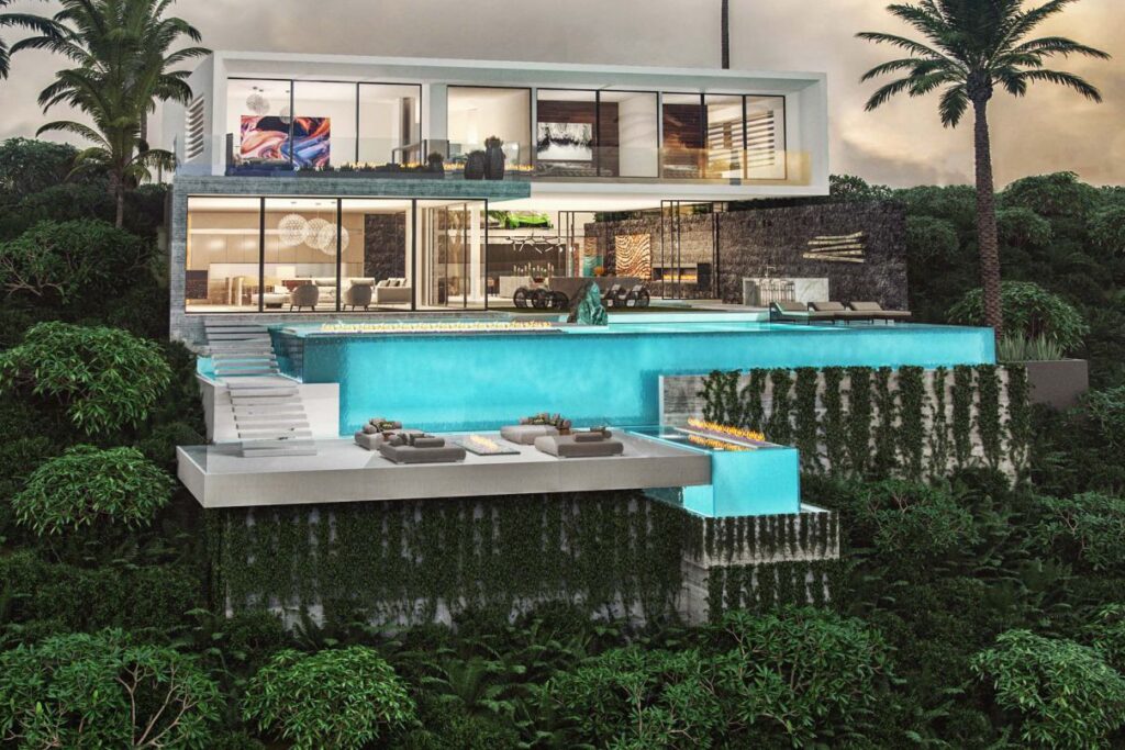 Upper Trasher Residence Concept, Los Angeles by Bowery Design Group