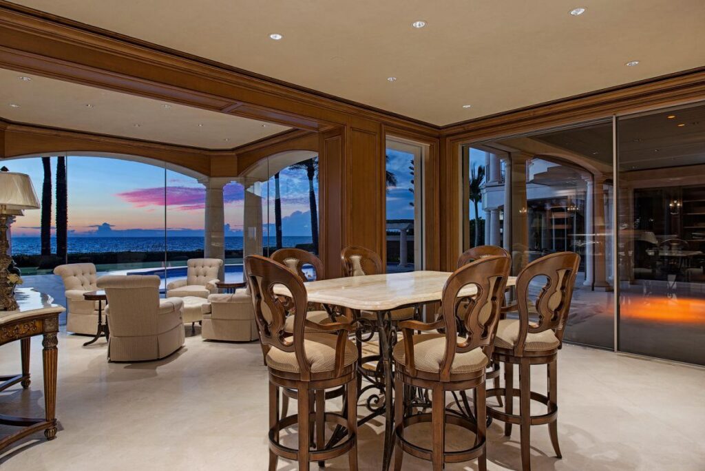 A Significant Beachfront Home in Naples FL built by A. Vernon Allen Builder