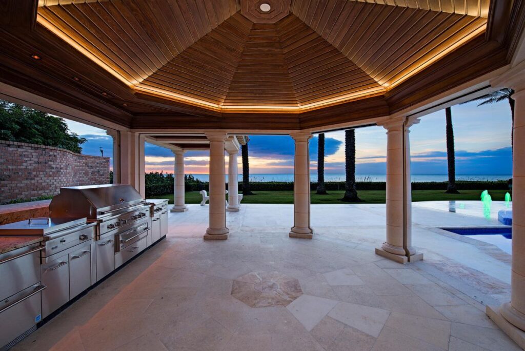 A Significant Beachfront Home in Naples FL built by A. Vernon Allen Builder