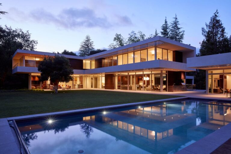 Amara Modern Residence in Atherton, California by Swatt Miers Architects