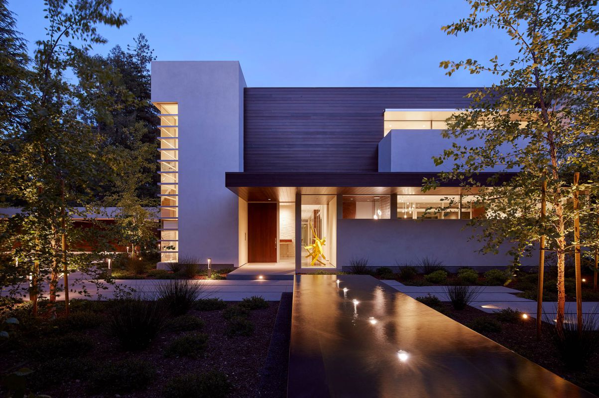 Amara Modern Residence in Atherton, California by Swatt Miers Architects