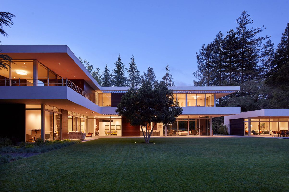 Amara Modern Residence in Atherton, California by Swatt Miers Architects