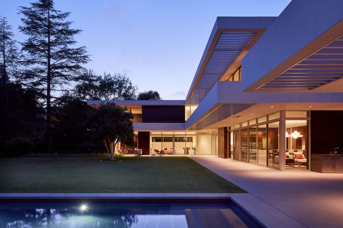 Amara Modern Residence in Atherton, California by Swatt Miers Architects