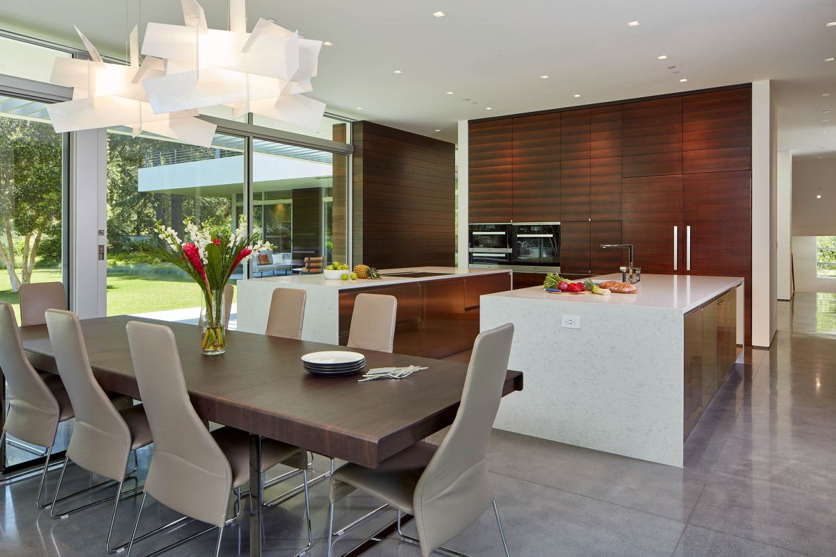 Amara Modern Residence in Atherton, California by Swatt Miers Architects