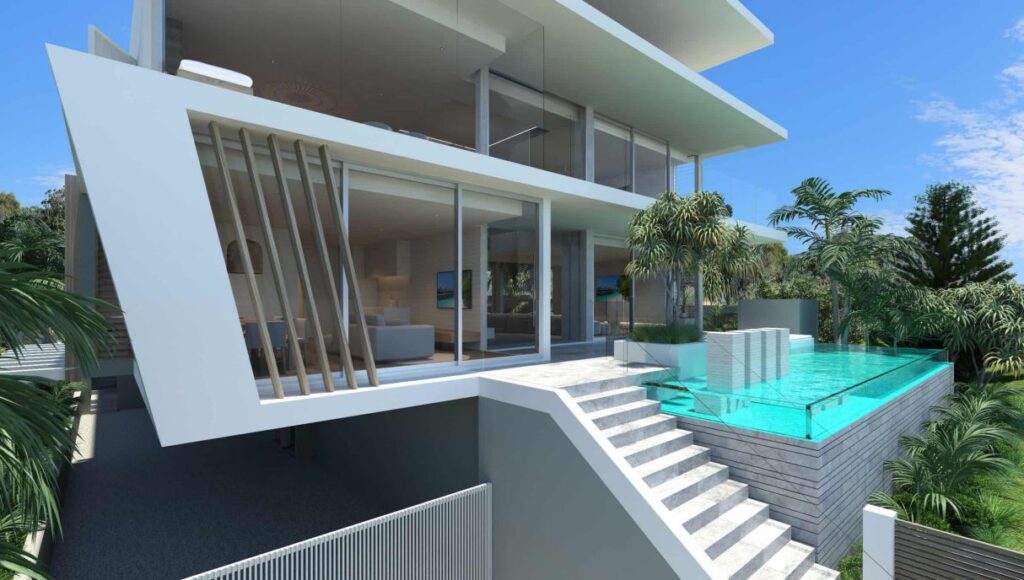 Architectural Concept of Coolum Beach House by Chris Clout Design