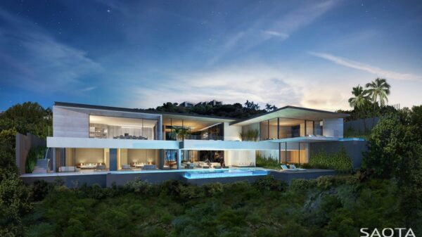 Architecture Concept of Wallace Residence in Los Angeles by SAOTA