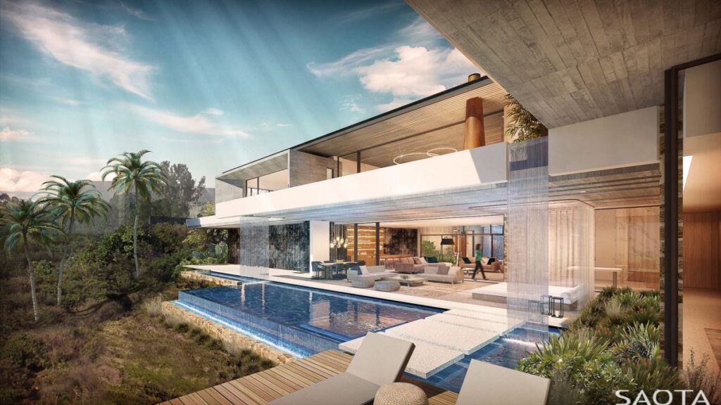 Architecture Concept of Wallace Residence in Los Angeles by SAOTA