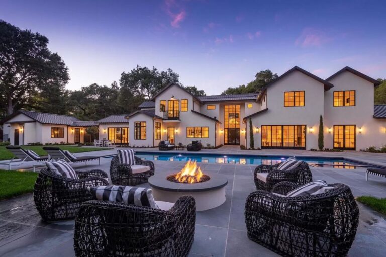 $12.6 Million Brilliantly Designed Brand New Home in Atherton California