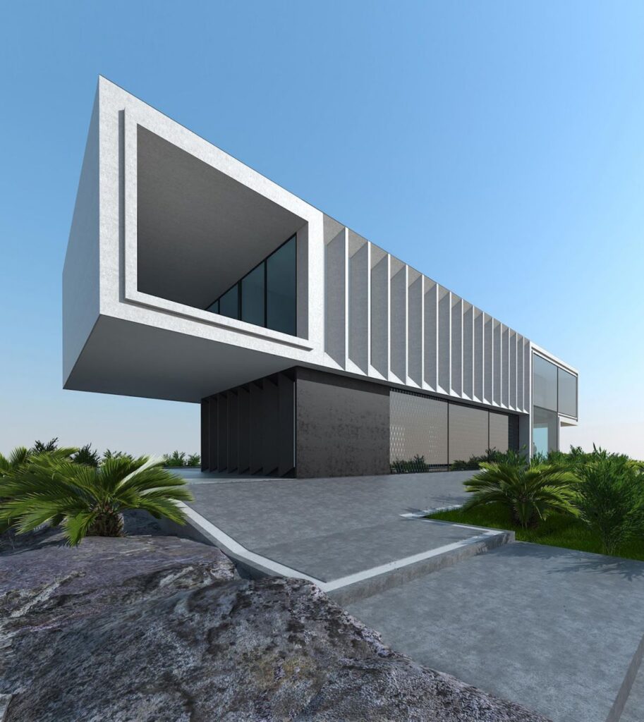 Conceptual Design of Qatar Villa by Alexander Zhidkov Architect