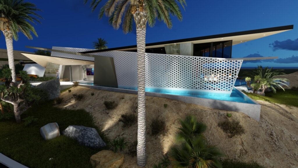 Contemporary Desert Modern Residence Concept by Brian Foster Designs