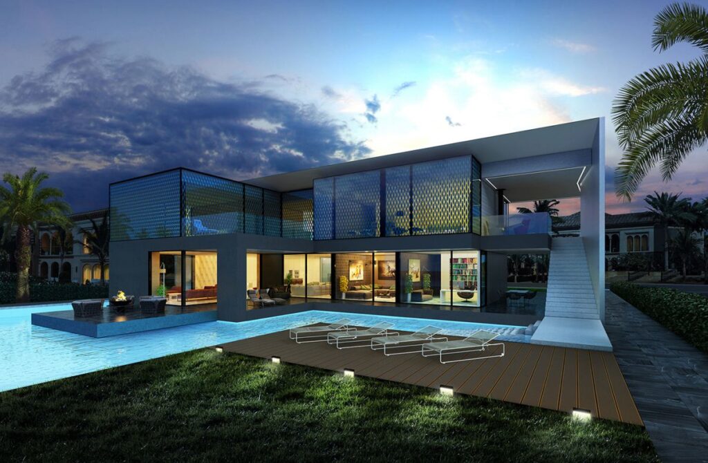 Design Concept of Villa on Palm Jumeirah by Alexander Zhidkov Architect
