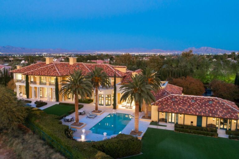 Elegent and Timeless European Villa in Las Vegas for Sale at $25 Million