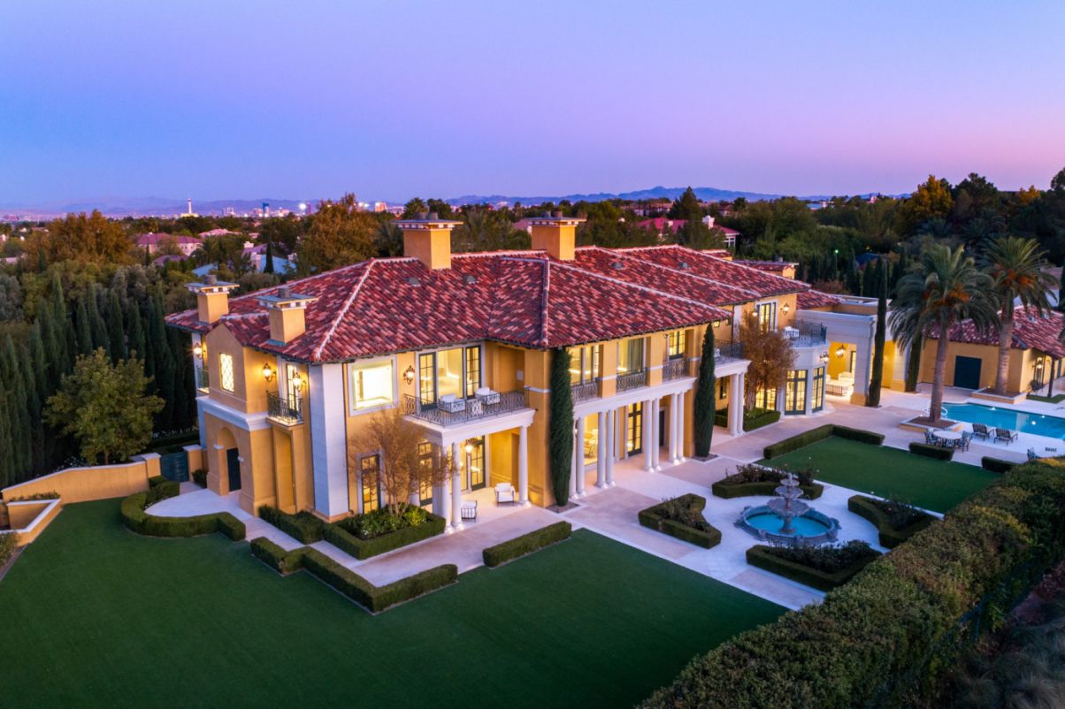 Elegent and Timeless European Villa in Las Vegas for Sale at $25 Million