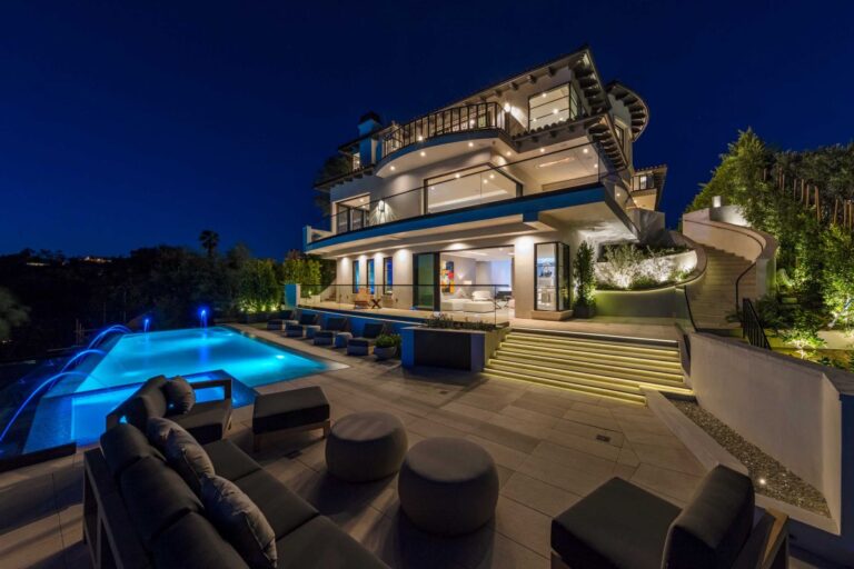 Extraordinary Inconic Bel Air Mansion returns Market for $15.3 Million