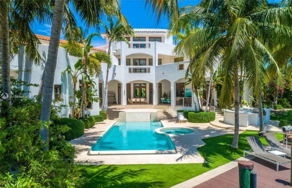 Modern Mediterranean Key Biscayne House for Sale