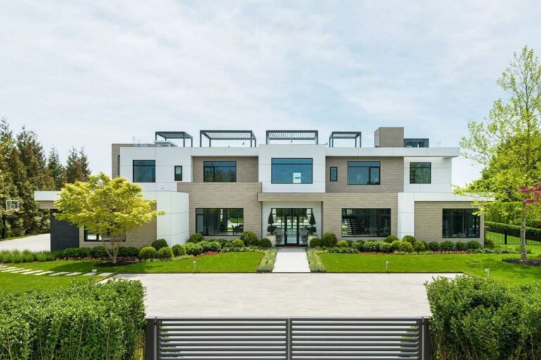 Newly Built Sandpiper Modern Estate in Riverhead for Sale at $25 Million