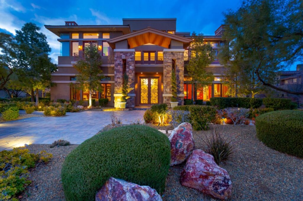 Remarkable Las Vegas Home at Promontory Ridge Drive for Sale at $5.99 Million