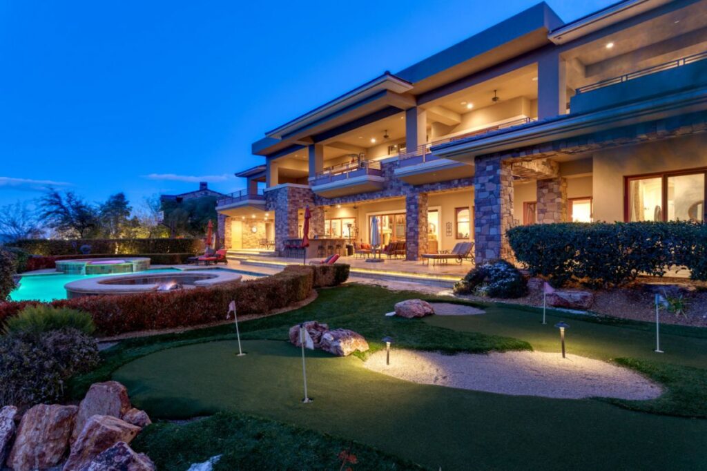 Remarkable Las Vegas Home at Promontory Ridge Drive for Sale at $5.99 Million